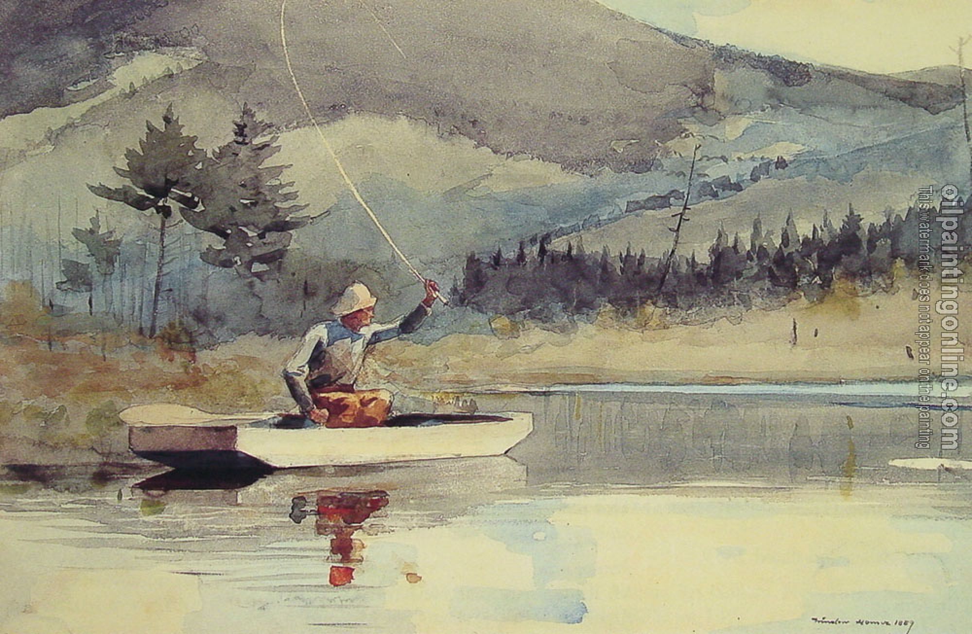 Homer, Winslow - A Quiet Pool on a Sunny Day